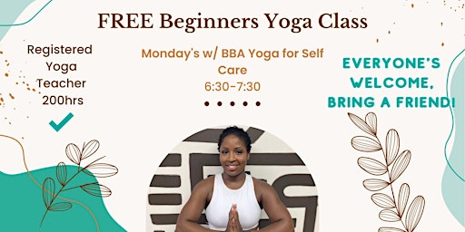 Primaire afbeelding van Free Beginner's Yoga Monday's