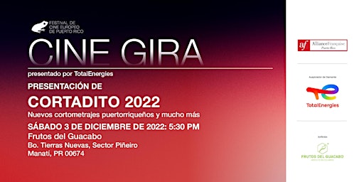 Cine Gira: Presentación de 4 cortos boricuas de Cortadito 2022