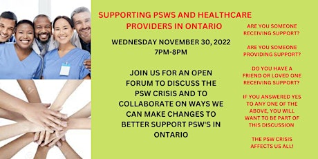 Supporting Personal Support Workers/Healthcare Support Providers in Ontario