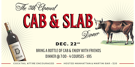 Dorian's 5th Annual Cab & Slab Dinner