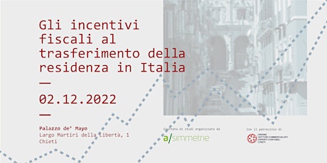 Gli incentivi fiscali al trasferimento della residenza in Italia