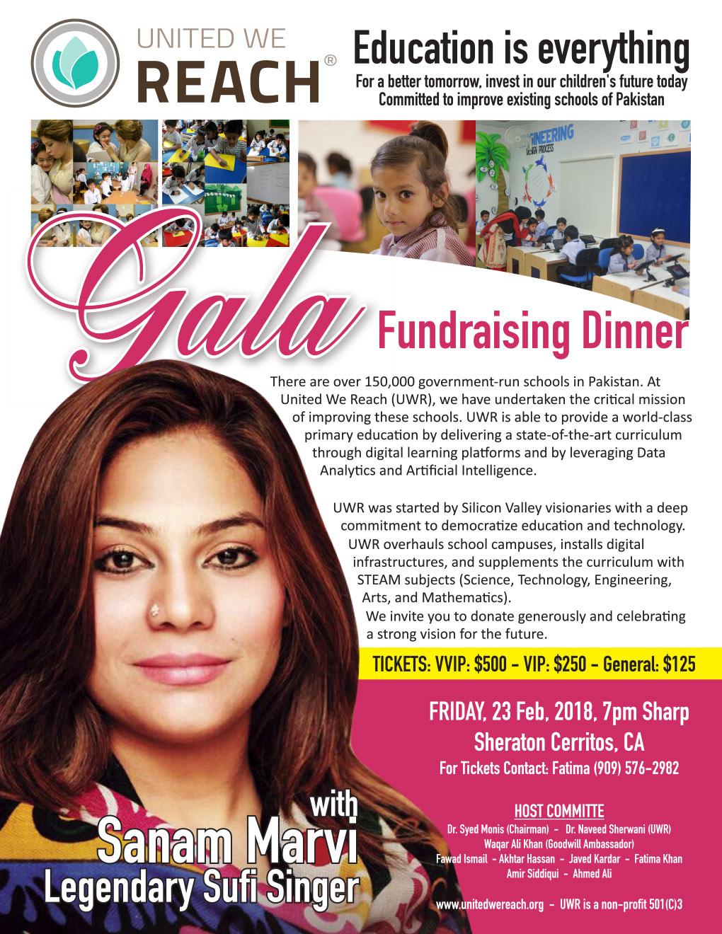 UNITED WE REACH FUNDRAISER & GALA DINNER 