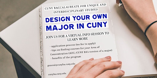 CUNY Baccalaureate Virtual Info Session for Spring 2023 Admissions - Jan 4