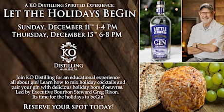 Spirited Experience: Let the Holidays BeGin