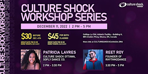 Culture Shock Ottawa Workshop Series - 2022