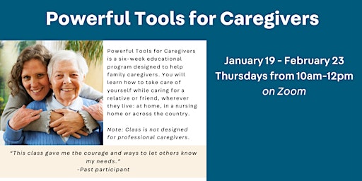 Imagen principal de Powerful Tools for Caregivers