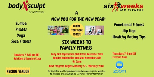 Six Weeks to Family Fitness Program
