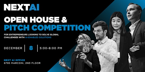 NEXT AI Open House & Pitch Competition