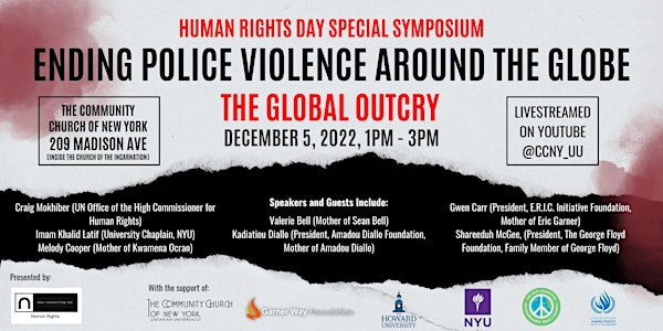 Ending Police Violence Around the Globe: A Human Rights Day Symposium
