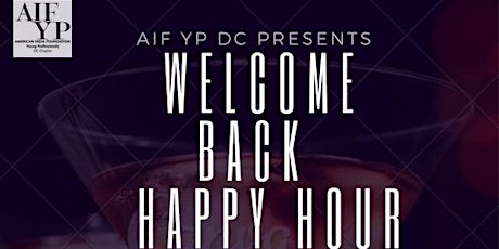 AIF YP DC Welcome Back Happy Hour  primary image