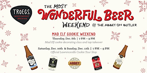 Troegs Mad Elf Cookie Decorating Class