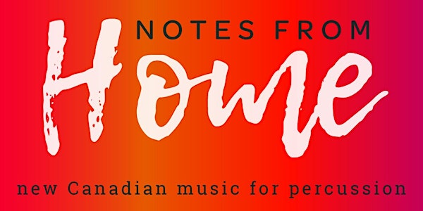 TorQ Percussion Quartet presents "Notes from Home"