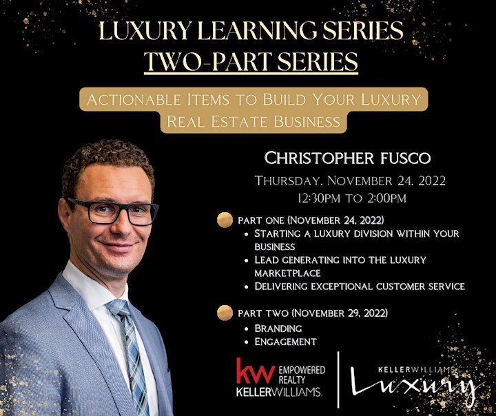 Luxury Learning Series Part One of Two image