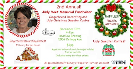 Judy Voet Memorial Fundraiser Benefiting Convoy of Hope