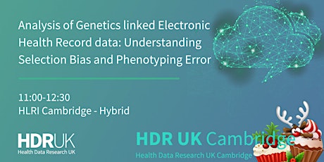 HDR UK Cambridge Seminar Series