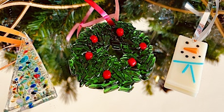 Unleash your creative side and make one of a kind ornaments with glass.