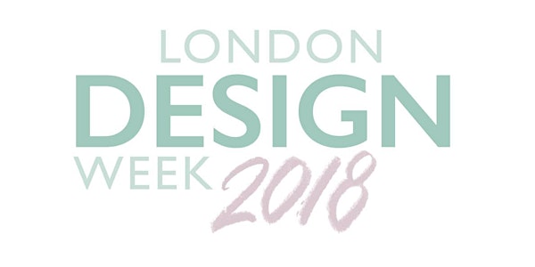 Conversations in Design - London Design Week 2018