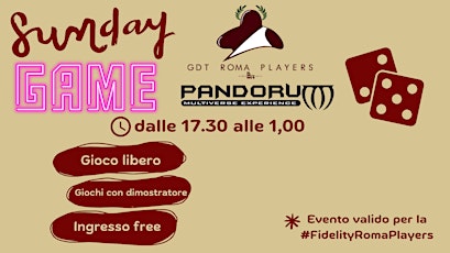 Sunday Game  - GdT Roma Players