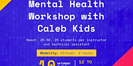 BGC X Caleb's Kids Mental Health Awareness