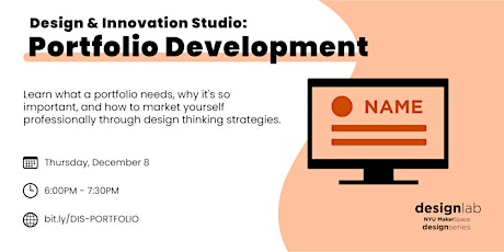 Design & Innovation Studio: Portfolio Development