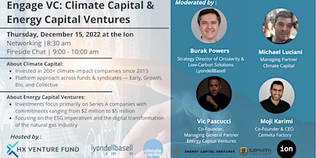 Engage VC: Climate Capital & Energy Capital Ventures