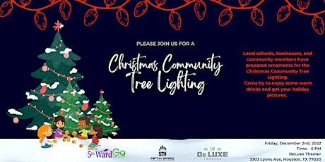 Fifth Ward Community Tree Lighting