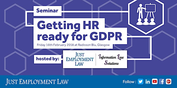 Getting HR ready for GDPR