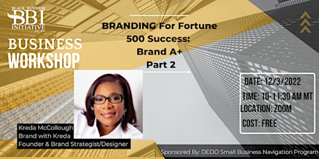 BRANDING For Fortune 500 Success: Brand A+ Part 2