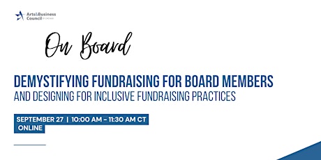 Fundraising + Inclusive Fundraising for Nonprofit Board Members
