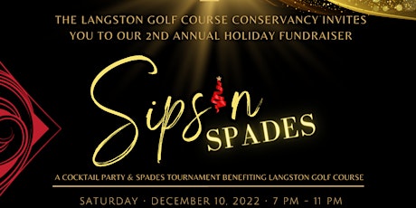 Sips'n Spades Holiday Fundraiser