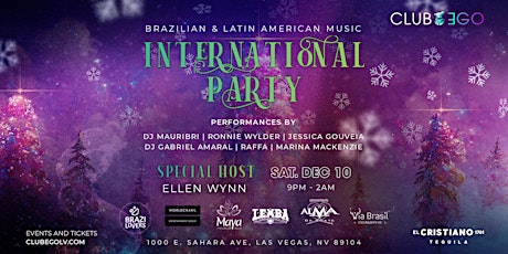 International Party -  Brazilian & Latin American Saturday Party