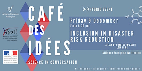 Café des Idées - Inclusion in Disaster Risk Reduction