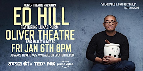 Ed Hill: Live Comedy at the Oliver Theatre