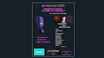Free Stand Up Comedy Show in Brickell