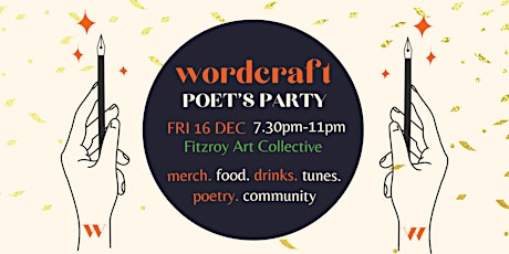 Wordcraft's Inaugural Poet's Party