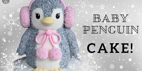 Adults -  winter penguin  cake decorating class primary image