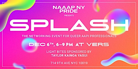 Splash – The Networking Event for Queer AAPI Professionals primary image