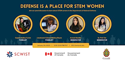 A defesa é um lugar para mulheres STEM: um painel de discussão