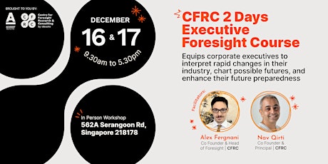 CFRC 2 Days Executive Foresight Course