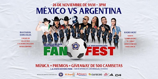 FAN FEST - Mexico vs Argentina -  Viewing Party