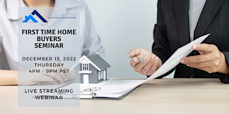 First Time Home Buyers Webinar