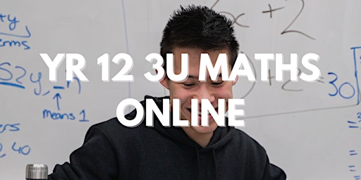 HSC 3U Maths - Year 12 Kickstarter [ONLINE]  primärbild