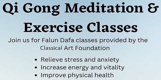 Falun Dafa Meditation & Exercise Classes primary image