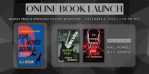 Online Book  Launch: Five Moves of Doom by A.J. Devlin