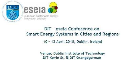 eseia conference 2018 : Smart Energy Systems in Cities & Regions - Dublin  primary image
