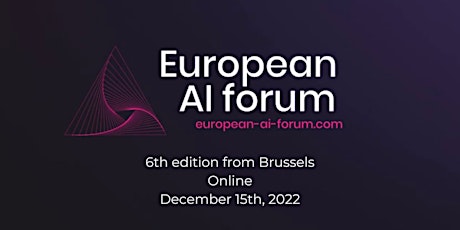 European AI Forum 6th Edition - Brussels