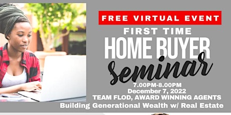 Home Buyer Seminar Form the Comfort of Your Home!