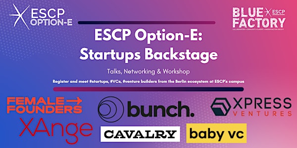 ESCP Option-E: Startups Backstage