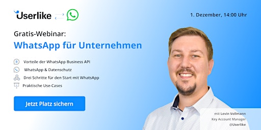 Gratis-Webinar: WhatsApp für Unternehmen