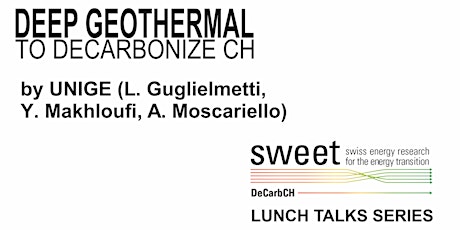 Hauptbild für Lunch Talk -Deep geothermal energy as a solution to decarbonize Switzerland